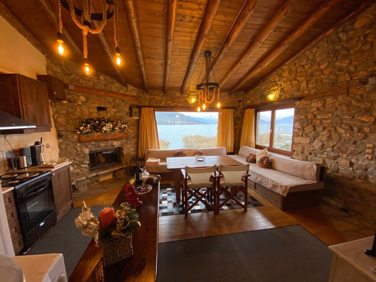 The Little Stone House By The Lake Castória Exterior foto